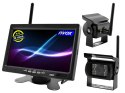 ZESTAW MONITOR SAMOCHODOWY LCD 7CALI 12V 24V ORAZ 2 KAMERY BEZ PRZEWODOWE