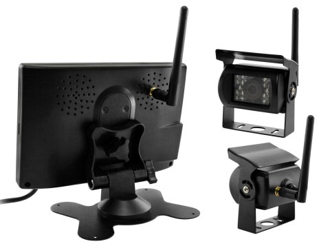 ZESTAW MONITOR SAMOCHODOWY LCD 7CALI 12V 24V ORAZ 2 KAMERY BEZ PRZEWODOWE ZESTAW MONITOR SAMOCHODOWY LCD 7CALI 12V 24V ORAZ 2 KAMERY BEZ PRZEWODOWE
