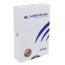KABEL AB HQ 2xCINCH 1,5M