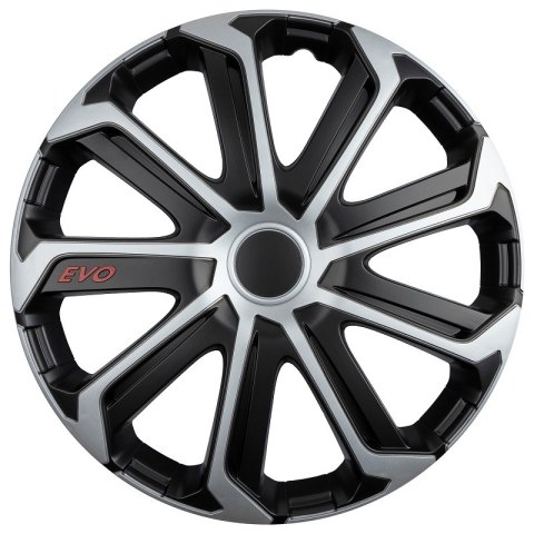 KOŁ PAK SAMOCHODOWY EVO BLACK&SILVER 16" CALI KOŁ PAK SAMOCHODOWY EVO BLACK&SILVER 16" CALI