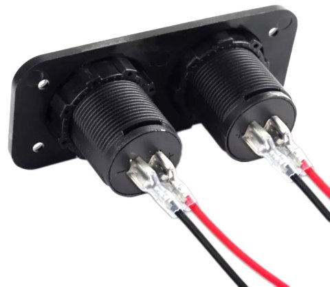 PLS37B GNIAZDO ZA PAL. 2xUSB PLS37B GNIAZDO ZA PAL. 2xUSB