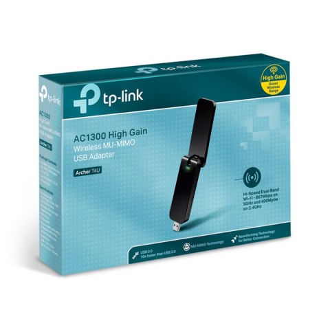 TP-LINK DWU PASMOWA, BEZ PRZEWODOWA KARTA SIECIOWA USB, AC1300 TL-ARCHER T4U TP-LINK DWU PASMOWA, BEZ PRZEWODOWA KARTA SIECIOWA USB, AC1300 TL-ARCHER T4U
