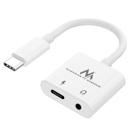 ADA PTER USB TY PE-C - 3,5MM MINI JACK Z POWER DELIVERY (PD) 30W MACLEAN, MCTV-848