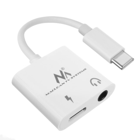 ADA PTER USB TY PE-C - 3,5MM MINI JACK Z POWER DELIVERY (PD) 30W MACLEAN, MCTV-848 ADA PTER USB TY PE-C - 3,5MM MINI JACK Z POWER DELIVERY (PD) 30W MACLEAN, MCTV-848
