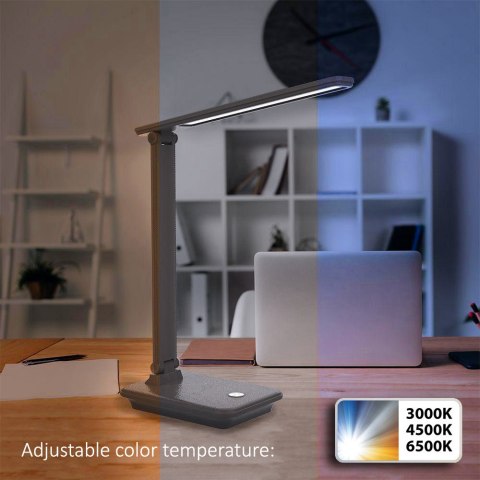 LAM PKA BIURKOWA LED MACLEAN, MAx. 9W, 220-240V AC, MOŻLIWOŚĆ ZMIANY BARWY, ŚCIEMNIALNA, 450LM, MCE614 B LAM PKA BIURKOWA LED MACLEAN, MAx. 9W, 220-240V AC, MOŻLIWOŚĆ ZMIANY BARWY, ŚCIEMNIALNA, 450LM, MCE614 B