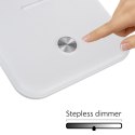 LAM PKA BIURKOWA LED MACLEAN, MAx. 9W, 220-240V AC, MOŻLIWOŚĆ ZMIANY BARWY, ŚCIEMNIALNA, 450LM, MCE614 W