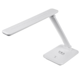 LAM PKA BIURKOWA LED MACLEAN, MAx. 9W, 220-240V AC, MOŻLIWOŚĆ ZMIANY BARWY, ŚCIEMNIALNA, ŁADOWARKA BEZ PRZ., 450LM, MCE616 W