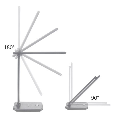 LAM PKA BIURKOWA LED MACLEAN, MAx. 9W, 220-240V AC, MOŻLIWOŚĆ ZMIANY BARWY, ŚCIEMNIALNA, ŁADOWARKA BEZ PRZ., 450LM, MCE616 W LAM PKA BIURKOWA LED MACLEAN, MAx. 9W, 220-240V AC, MOŻLIWOŚĆ ZMIANY BARWY, ŚCIEMNIALNA, ŁADOWARKA BEZ PRZ., 450LM, MCE616 W