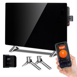 SZKLANY  PANEL GRZEWCZY MACLEAN,  PODCZERWIEŃ 600W, TIMER,  PILOT, TERMOSTAT, WIFI TUYA, KOLOR CZARNY, 55x100CM, MCE536