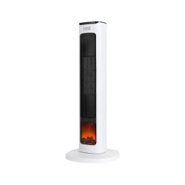 TERMOWENTYLATOR KOLUMNOWY PTC TEESA Z FUNKCJĄ IMITACJI KOMINKA.