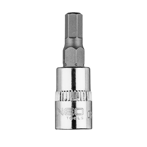 KOŃCÓWKA SZEŚCIOKĄTNA H5 NA NASADCE 1/4", KRÓTKA, 37 MM KOŃCÓWKA SZEŚCIOKĄTNA H5 NA NASADCE 1/4", KRÓTKA, 37 MM