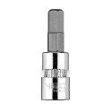 KOŃCÓWKA SZEŚCIOKĄTNA H6 NA NASADCE 1/4", KRÓTKA, 37 MM