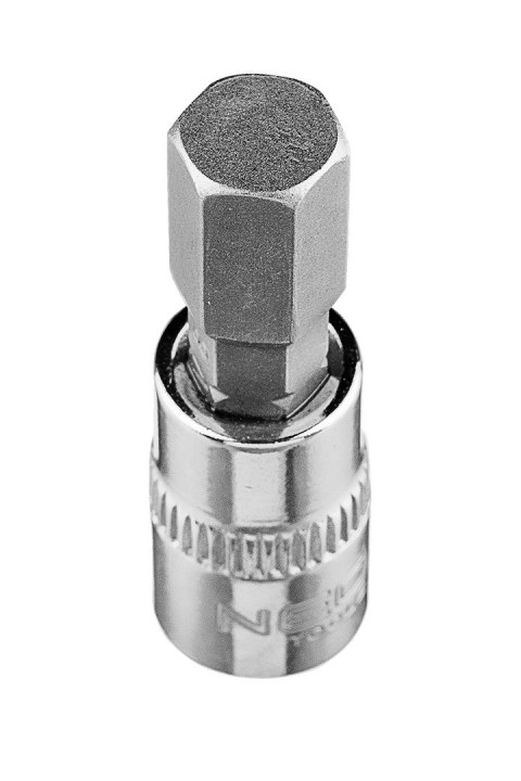 KOŃCÓWKA SZEŚCIOKĄTNA H8 NA NASADCE 1/4", KRÓTKA, 37 MM KOŃCÓWKA SZEŚCIOKĄTNA H8 NA NASADCE 1/4", KRÓTKA, 37 MM