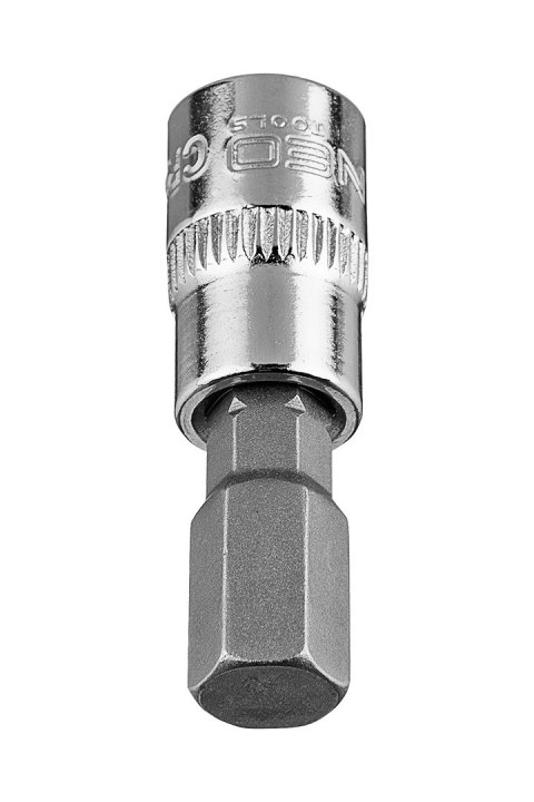 KOŃCÓWKA SZEŚCIOKĄTNA H8 NA NASADCE 1/4", KRÓTKA, 37 MM KOŃCÓWKA SZEŚCIOKĄTNA H8 NA NASADCE 1/4", KRÓTKA, 37 MM