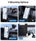 ŁADOWARKA BEZ PRZEWODOWA/INDUKCYJNA QI MACLEAN, UCHWYT SAMOCHODOWY, 5W/7.5W/10W/15W, AUTOMATYCZNA,  PASUJE DO TELEFONÓW 4.7-6.7",