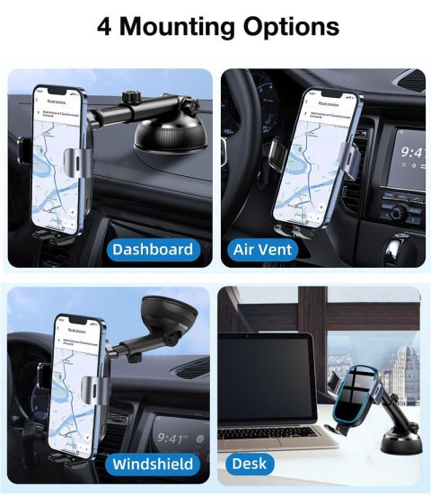 ŁADOWARKA BEZ PRZEWODOWA/INDUKCYJNA QI MACLEAN, UCHWYT SAMOCHODOWY, 5W/7.5W/10W/15W, AUTOMATYCZNA, PASUJE DO TELEFONÓW 4.7-6.7", ŁADOWARKA BEZ PRZEWODOWA/INDUKCYJNA QI MACLEAN, UCHWYT SAMOCHODOWY, 5W/7.5W/10W/15W, AUTOMATYCZNA, PASUJE DO TELEFONÓW 4.7-6.7",