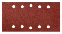 PA PIER ŚCIERNY NA RZE P 115 x 230 MM, K80, 5 SZT., Z OTWORAMI
