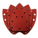 PA PIER ŚCIERNY NA RZE P DELTA 140 x 140 x 80 MM, K100, 5 SZT., Z OTWORAMI