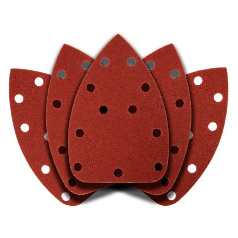 PA PIER ŚCIERNY NA RZE P DELTA 140 x 140 x 80 MM, K120, 5 SZT., Z OTWORAMI PA PIER ŚCIERNY NA RZE P DELTA 140 x 140 x 80 MM, K120, 5 SZT., Z OTWORAMI