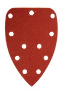 PA PIER ŚCIERNY NA RZE P DELTA 140 x 140 x 80 MM, K120, 5 SZT., Z OTWORAMI