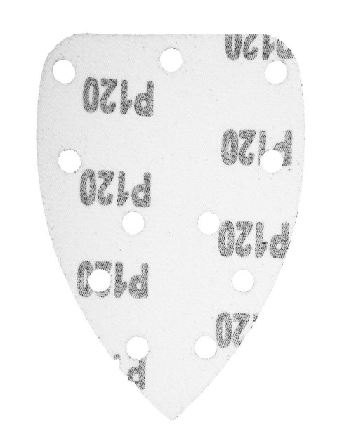 PA PIER ŚCIERNY NA RZE P DELTA 140 x 140 x 80 MM, K120, 5 SZT., Z OTWORAMI PA PIER ŚCIERNY NA RZE P DELTA 140 x 140 x 80 MM, K120, 5 SZT., Z OTWORAMI