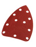 PA PIER ŚCIERNY NA RZE P DELTA 140 x 140 x 80 MM, K180, 5 SZT., Z OTWORAMI