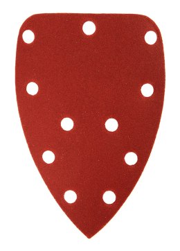 PA PIER ŚCIERNY NA RZE P DELTA 140 x 140 x 80 MM, K240, 5 SZT., Z OTWORAMI