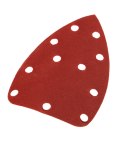 PA PIER ŚCIERNY NA RZE P DELTA 140 x 140 x 80 MM, K240, 5 SZT., Z OTWORAMI