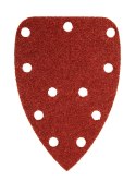PA PIER ŚCIERNY NA RZE P DELTA 140 x 140 x 80 MM, K40, 5 SZT., Z OTWORAMI