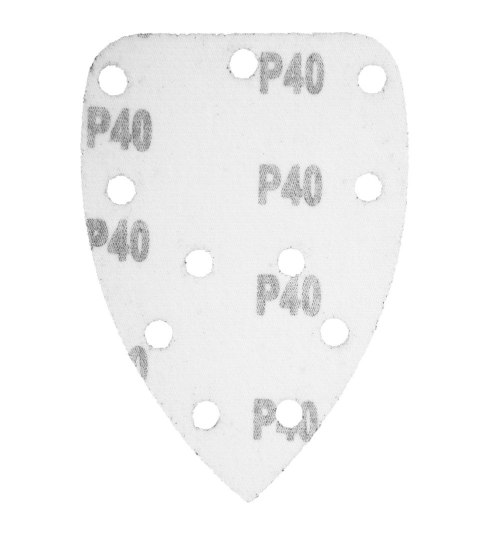 PA PIER ŚCIERNY NA RZE P DELTA 140 x 140 x 80 MM, K40, 5 SZT., Z OTWORAMI PA PIER ŚCIERNY NA RZE P DELTA 140 x 140 x 80 MM, K40, 5 SZT., Z OTWORAMI
