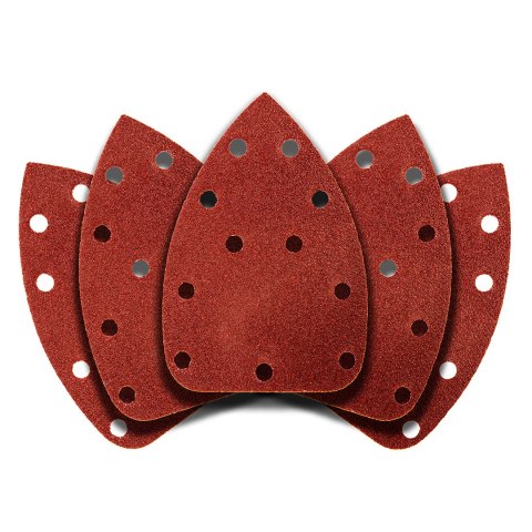 PA PIER ŚCIERNY NA RZE P DELTA 140 x 140 x 80 MM, K60, 5 SZT., Z OTWORAMI PA PIER ŚCIERNY NA RZE P DELTA 140 x 140 x 80 MM, K60, 5 SZT., Z OTWORAMI
