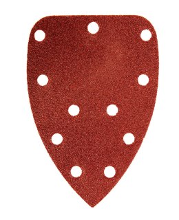 PA PIER ŚCIERNY NA RZE P DELTA 140 x 140 x 80 MM, K60, 5 SZT., Z OTWORAMI