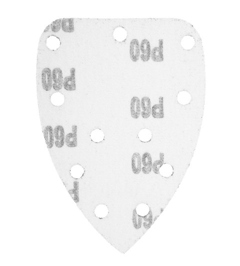 PA PIER ŚCIERNY NA RZE P DELTA 140 x 140 x 80 MM, K60, 5 SZT., Z OTWORAMI PA PIER ŚCIERNY NA RZE P DELTA 140 x 140 x 80 MM, K60, 5 SZT., Z OTWORAMI