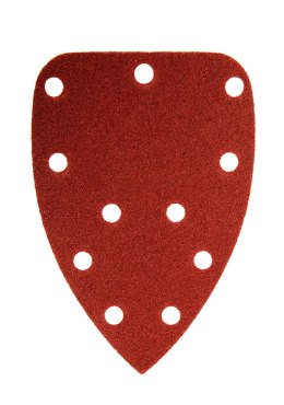 PA PIER ŚCIERNY NA RZE P DELTA 140 x 140 x 80 MM, K80, 5 SZT., Z OTWORAMI