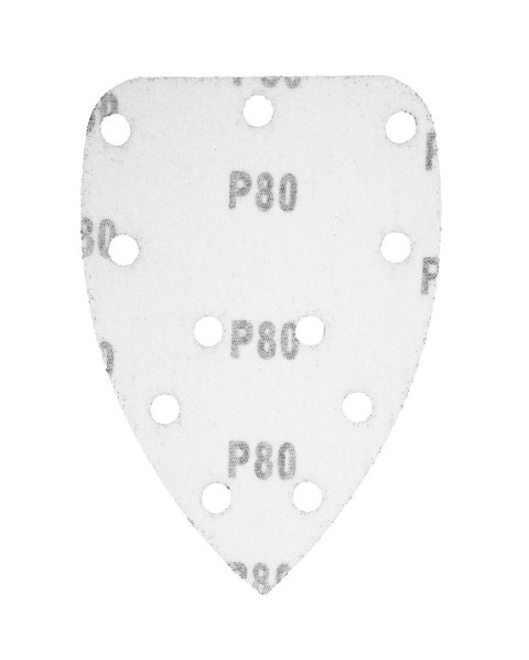 PA PIER ŚCIERNY NA RZE P DELTA 140 x 140 x 80 MM, K80, 5 SZT., Z OTWORAMI PA PIER ŚCIERNY NA RZE P DELTA 140 x 140 x 80 MM, K80, 5 SZT., Z OTWORAMI