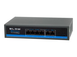 77-935# SWITCH  POE DO KAMER BLOW 4 POE 100MBS 75W BL-SW6-4 P