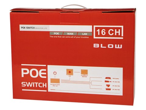 77-937# SWITCH BLOW 16x POE 100MBS 240W BL-SW18-16 P 2×U PLINK 77-937# SWITCH BLOW 16x POE 100MBS 240W BL-SW18-16 P 2×U PLINK