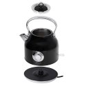 AD 1346 BLACK CZAJNIK METALOWY Z TERMOMETREM 1,7L STRIx