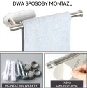 AG883A WIESZAK NA RĘCZNIK  PA PIEROWY SREBRNY