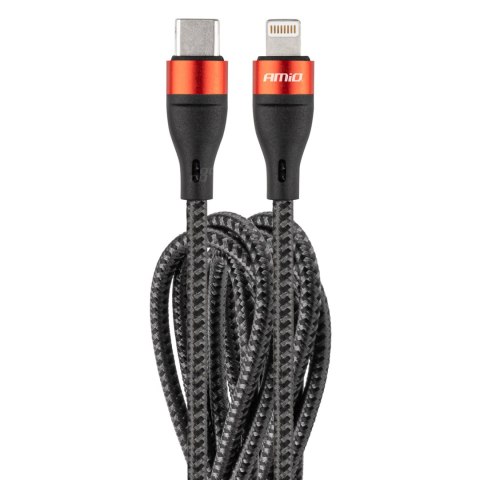 KABEL UC-19 USB-C + LIGHTNING I PHONE 200 CM FULLLINK AMIO-02931 KABEL UC-19 USB-C + LIGHTNING I PHONE 200 CM FULLLINK AMIO-02931
