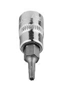 KOŃCÓWKA TORX TX10 NA NASADCE 1/4", KRÓTKA, 37 MM
