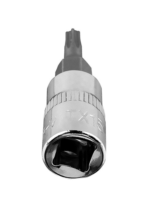 KOŃCÓWKA TORX TX15 NA NASADCE 1/4", KRÓTKA, 37 MM KOŃCÓWKA TORX TX15 NA NASADCE 1/4", KRÓTKA, 37 MM