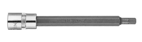 KOŃCÓWKA SZEŚCIOKĄTNA H4 NA NASADCE 1/4", DŁUGA, 87 MM KOŃCÓWKA SZEŚCIOKĄTNA H4 NA NASADCE 1/4", DŁUGA, 87 MM