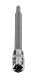 KOŃCÓWKA SZEŚCIOKĄTNA H4 NA NASADCE 1/4", DŁUGA, 87 MM