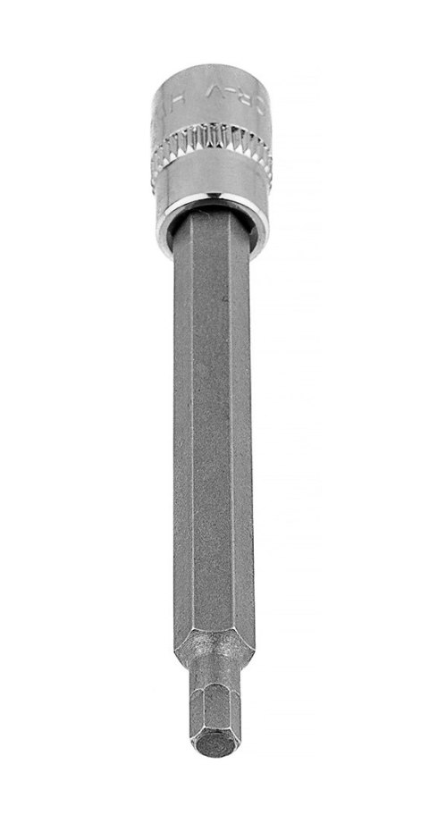 KOŃCÓWKA SZEŚCIOKĄTNA H4 NA NASADCE 1/4", DŁUGA, 87 MM KOŃCÓWKA SZEŚCIOKĄTNA H4 NA NASADCE 1/4", DŁUGA, 87 MM