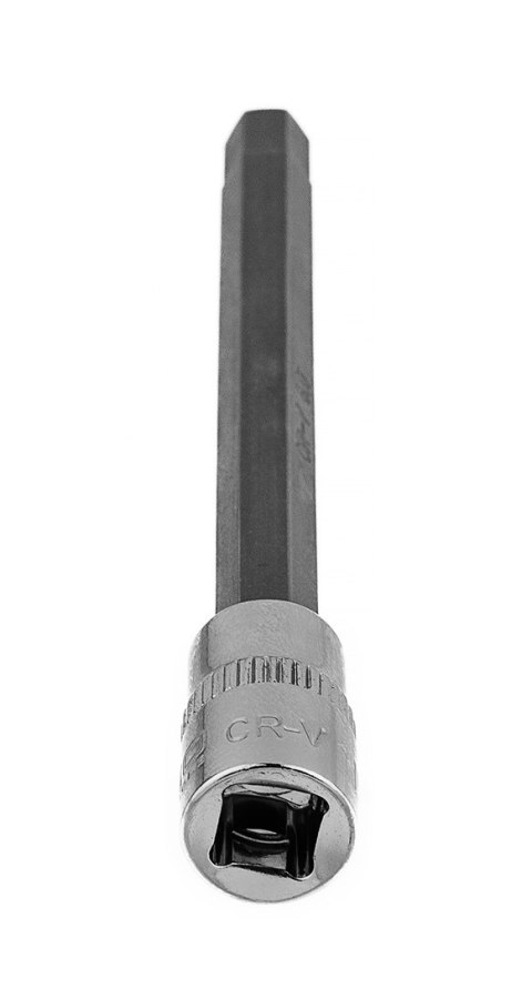 KOŃCÓWKA SZEŚCIOKĄTNA H6 NA NASADCE 1/4", DŁUGA, 87 MM KOŃCÓWKA SZEŚCIOKĄTNA H6 NA NASADCE 1/4", DŁUGA, 87 MM