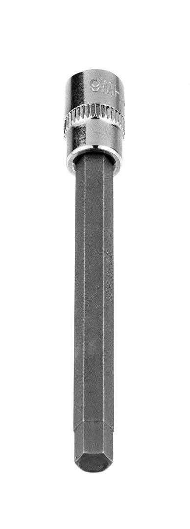 KOŃCÓWKA SZEŚCIOKĄTNA H6 NA NASADCE 1/4", DŁUGA, 87 MM KOŃCÓWKA SZEŚCIOKĄTNA H6 NA NASADCE 1/4", DŁUGA, 87 MM