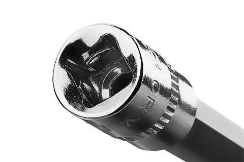 KOŃCÓWKA SZEŚCIOKĄTNA H7 NA NASADCE 1/4", DŁUGA, 87 MM KOŃCÓWKA SZEŚCIOKĄTNA H7 NA NASADCE 1/4", DŁUGA, 87 MM