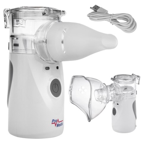 PRZENOŚNY / PODRĘCZNY BEZ PRZEWODOWY INHALATOR NEBULIZATOR PROMEDIx, ZESTAW, MASKI, PR-835 PRZENOŚNY / PODRĘCZNY BEZ PRZEWODOWY INHALATOR NEBULIZATOR PROMEDIx, ZESTAW, MASKI, PR-835