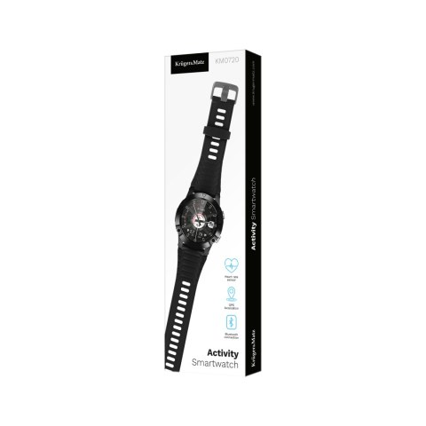 SMARTWATCH KRUGER&MATZ ACTIVITY BLACK GPS SMARTWATCH KRUGER&MATZ ACTIVITY BLACK GPS